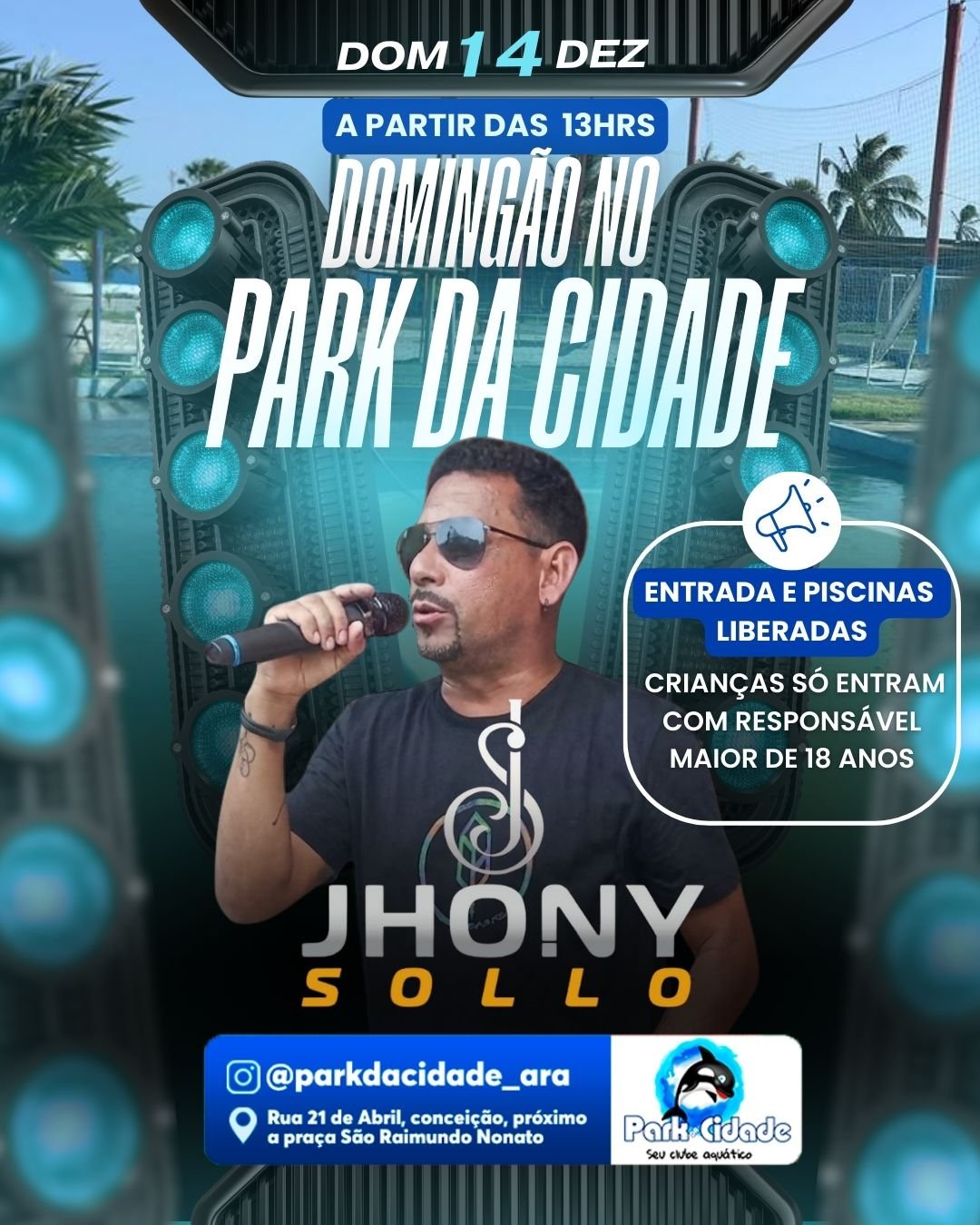 Show Sertanejo Noite Da Sofrência Música Moderno Preto E Azul Post Para Instagram